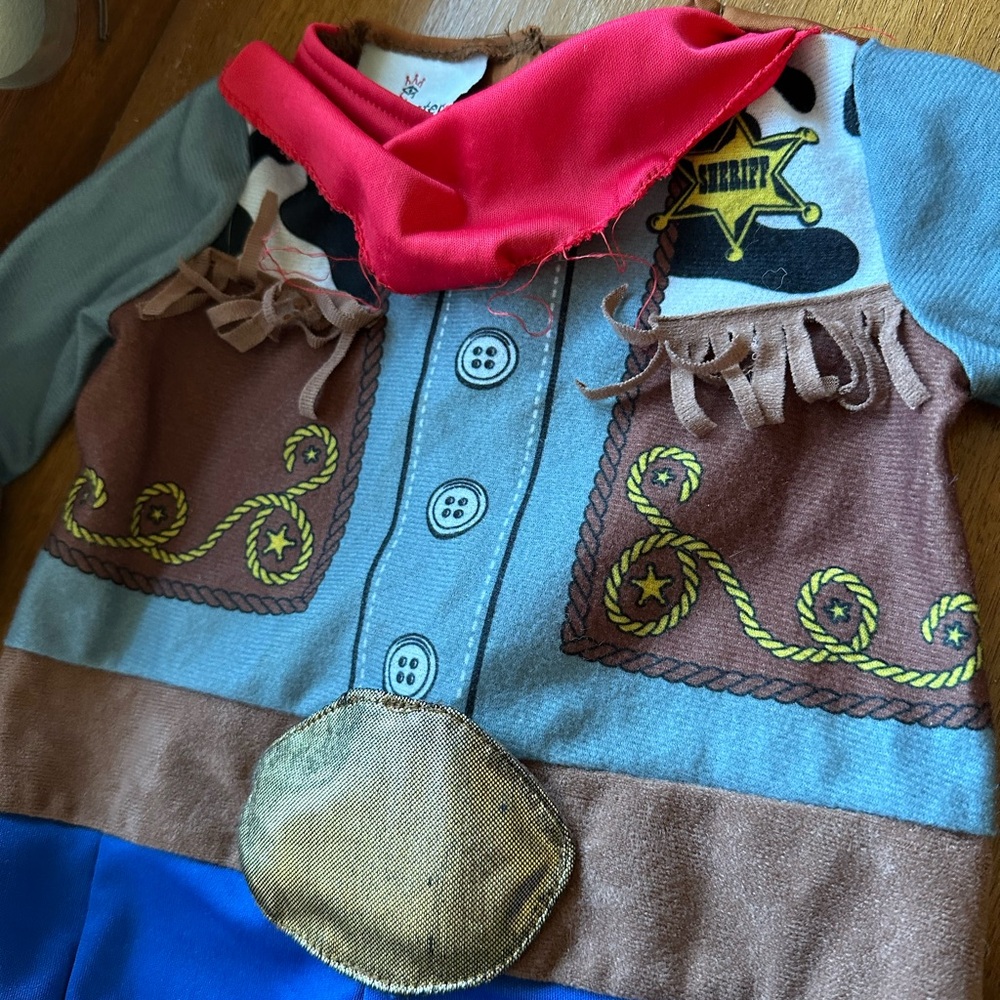 Western Sheriff onesie Baby costume